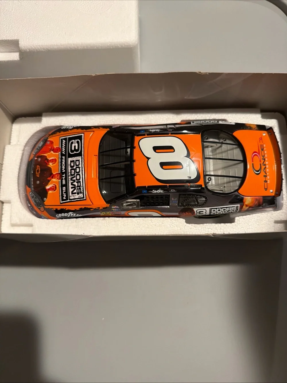 Race Fans Tony Stewart 2003 3 Doors Down Nascar 1/24 Diecast Action #8 Authentic